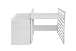 Convertible bed 70x120/160 cm Brio white for babies and toddlers