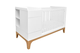 Convertible bed 70x120/160 cm Brio white for babies and toddlers
