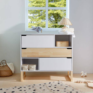 Complete baby room Jiffy with convertible bed, wardrobe, and changing table
