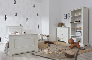 Bookcase INES Elegant white | Ona's furniture - kids room furniture