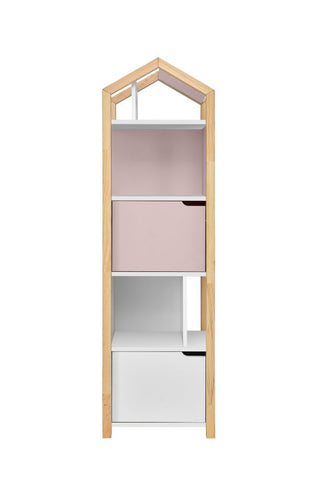 Bookcase MANHATTAN Joey flamingo | Ona's furniture - kids room furniture
