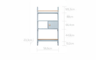 Wall shelf RAINBOW Horizon | Ona's furniture - kids room furniture