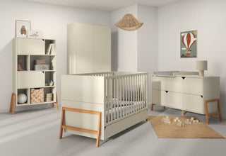 Children's wardrobe with two doors Iris beige 50x117 cm