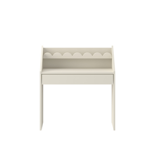 Children's Montessori desk with drawer and shelf Juno latte 33x71 cm