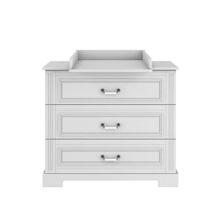 Commode Raffi wit met bladvergroter 3 lades commode