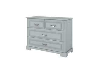 4-drawer changing table INES Neutral grey | Leaf enlarger INES Neutral grey