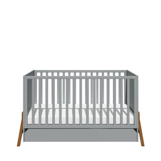 Baby room LOTTA Grey: Cot/Toddler bed 70x140 with drawer | 2-door wardrobe | 3-drawer changing table | Ona's furniture - kids room furniture