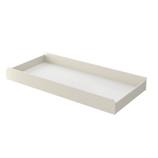Storage bed 90x200 Iris beige with drawers on wheels
