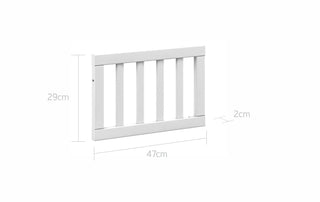 Bed rail Iris beige for convertible bed 70x140 cm