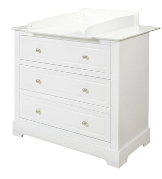 Complete baby room Lulu | Convertible bed with drawer, wardrobe, changing table and changing top