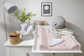 Complete baby room Lulu | Convertible bed with drawer, wardrobe, changing table and changing top