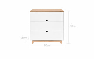 Changing table Spots with changing top and 3 drawers