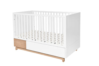 Kinderbed met lade en kinderboekenkast 70x140 cm Spots voor baby's en peuters