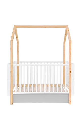 Baby room PINETTE: Cot 70x140/Junior bed 70x160 with drawer | 2-door wardrobe | 3-drawer changing table | Ona's furniture - kids room furniture