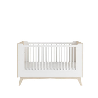 Complete baby room Olive | Convertible bed with mattress, wardrobe, changing table and changing top