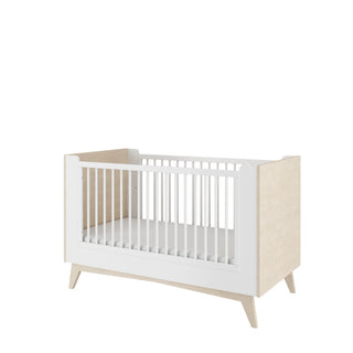 Complete baby room Olive | Convertible bed with mattress, wardrobe, changing table and changing top