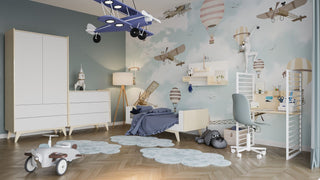 Complete babykamer Olive met meegroeibed matras kast commode en bladvergroter