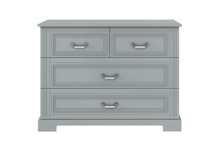 Dresser with 4 drawers Raffi grey 51x120 cm