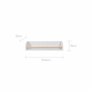 Wall shelf BASIC Snow | Ona's furniture - kids room furniture