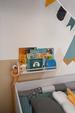 Wall shelf BASIC Snow | Ona's furniture - kids room furniture