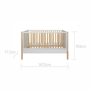 Children's bed with drawer 70x140 cm Jiffy for babies and toddlers