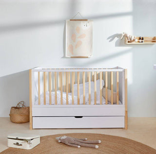 Complete baby room Jiffy | Convertible bed with drawer, wardrobe, changing table and changing top