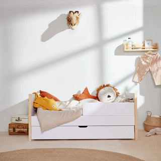 Children's bed with drawer 70x140 cm Jiffy for babies and toddlers