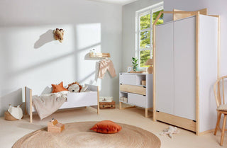 Baby room TATAM: Cot/Toddler bed 70x140 | 2-door wardrobe | 3-drawer changing table | Ona's furniture - kids room furniture