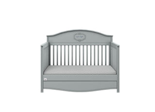 Cot/Toddler bed 70x140 with drawer GOOD NIGHT Grey | Ona's furniture - kids room furniture
