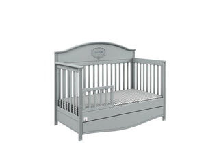 Cot/Toddler bed 70x140 with drawer GOOD NIGHT Grey | Ona's furniture - kids room furniture