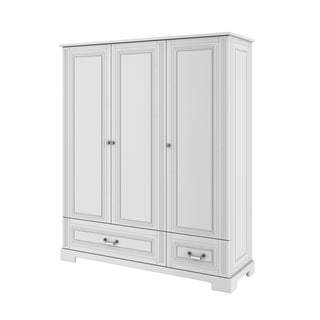 3-door wardrobe INES Elegant white | Ona's furniture - kids room furniture