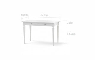 Desk INES Elegant white | Ona's furniture - kids room furniture