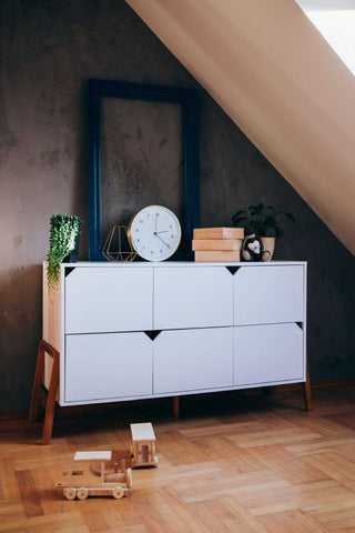 6-drawer changing table LOTTA Snow | Ona's furniture - kids room furniture