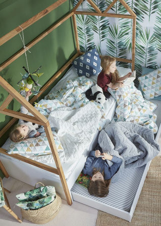 House bed 90x200 with drawer LOTTA Snow | Ona's furniture - kids room furniture