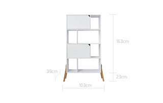 Bookcase LOTTA Snow | Ona's furniture - kids room furniture