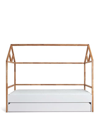 House bed 90x200 with drawer LOTTA Snow | Ona's furniture - kids room furniture