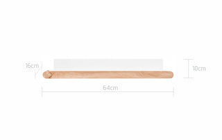 Wall shelf LOTTA Snow/NOMI | Ona's furniture - kids room furniture