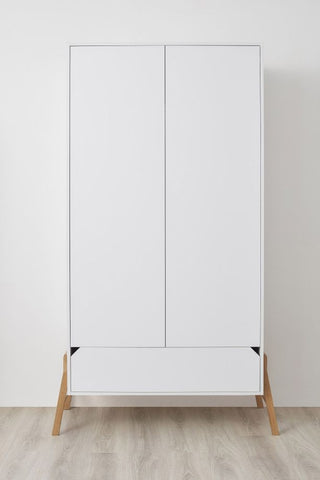 2-door wardrobe LOTTA Snow | Ona's furniture - kids room furniture