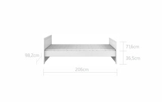 Bed 90x200 MARYLOU | Ona's furniture - kids room furniture