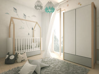 2-door wardrobe PINETTE | Ona's furniture - kids room furniture