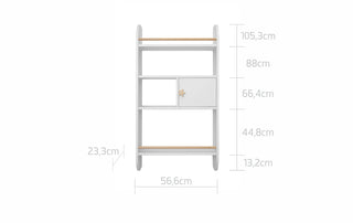 Wall shelf RAINBOW Snow | Ona's furniture - kids room furniture