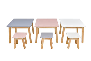 Table WOODY Dusty pink | Ona's furniture - kids room furniture