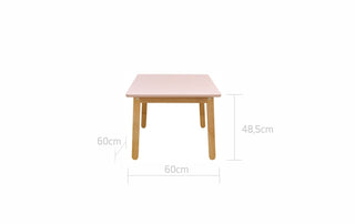 Table WOODY Dusty pink | Ona's furniture - kids room furniture