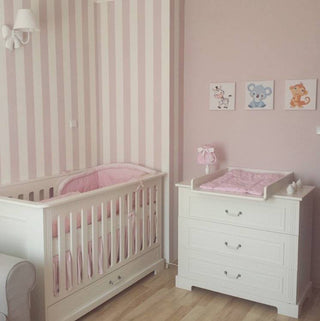 Cot/Toddler bed 70x140 with drawer INES Elegant white | Ona's furniture - kids room furniture